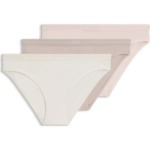 BOSS Womenswear - Slips - Set van Drie - Stretchkatoen - Regular-Rise Tailleband