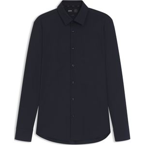 Slim-fit overhemd van hoogwaardige stretchjersey