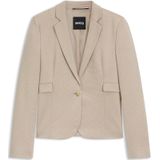 Slim-fit blazer van hoogwaardige stretchjersey met dessin