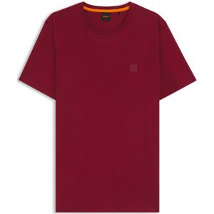 T-shirt van katoenen jersey met logopatch