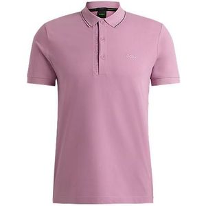 Slim-fit polo van katoenpiqué met ton-sur-ton logo