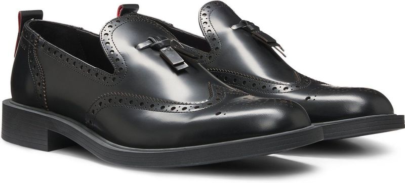 HUGO - Leren Loafers - Met Broguedetails