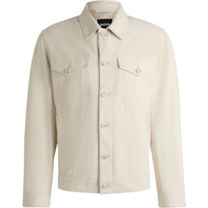 BOSS - Regular-fit - Leren Jas - Suède