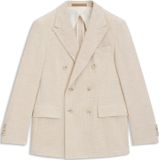 Slim-fit blazer van katoen-alpaca corduroy