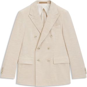 Slim-fit blazer van katoen-alpaca corduroy