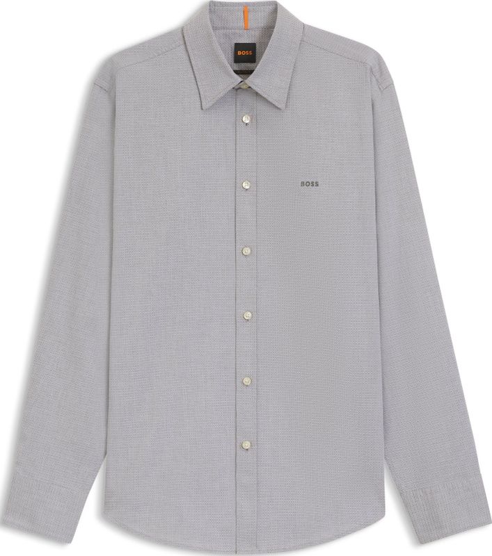 BOSS - Relegant 6 - Overhemd - Blauw - Katoen