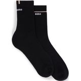 Enkelsokken - Zwart - Katoenmix - 2 Paar