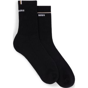 Enkelsokken - Zwart - Katoenmix - 2 Paar