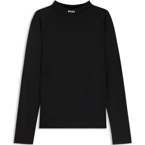 Sportief slim-fit T-shirt van stretchpiqué