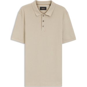 Polo van gemerceriseerde katoen met panamabinding