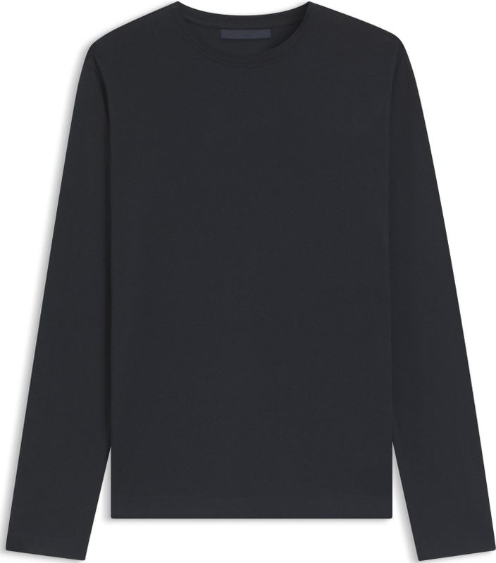 BECKHAM x BOSS - T-shirt - Gemerceriseerde Katoen - Lange Mouwen - Regular-fit Model