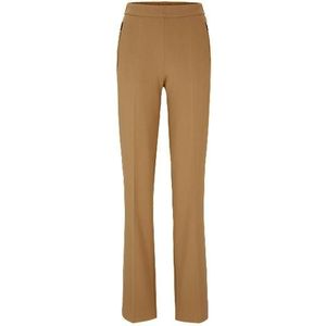 Relaxed-fit broek met bootcut pijpen van stretchmateriaal