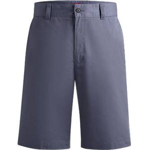 Regular-fit shorts met smalle pijpen en zakken met knoop