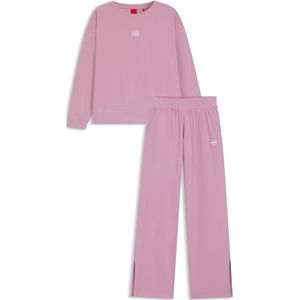 HUGO - Pyjama - Stretchkatoen - Relaxed-fit - Met Logolabels