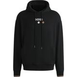 Hugo, Heren, Sweatshirts & Hoodies, Zwart, Maat: 2XL Katoen,