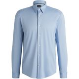 BOSS - P-ROAN - Slim Fit Overhemd - Effen - Lange Mouwen