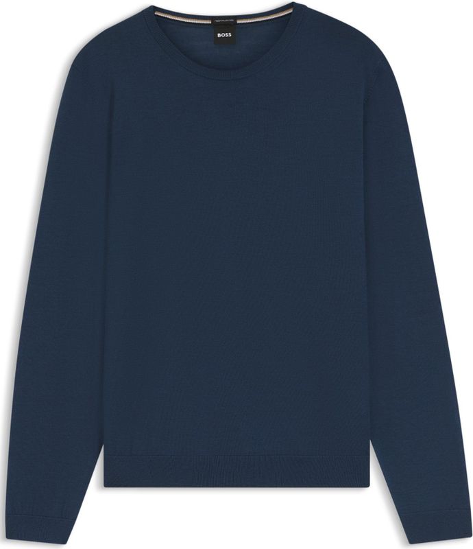 Slim-fit trui van merinowol