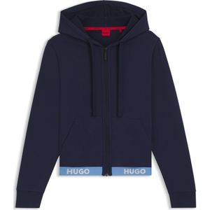 Relaxed-fit hoodie met logotailleband