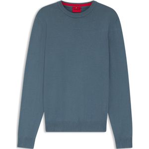 Katoenen trui in een slim-fit met logodetail