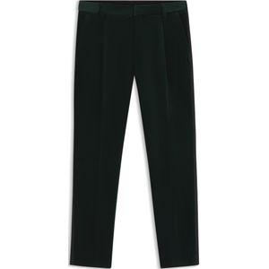 Slim-fit broek van katoenfluweel