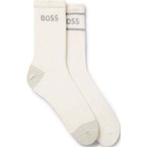 BOSS - Sokken - Katoenmix - Set van 2 Paar - Damessokken - Geribd