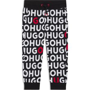 Trainingsbroek voor kinderen van een katoenmix met herhaalde logoprint