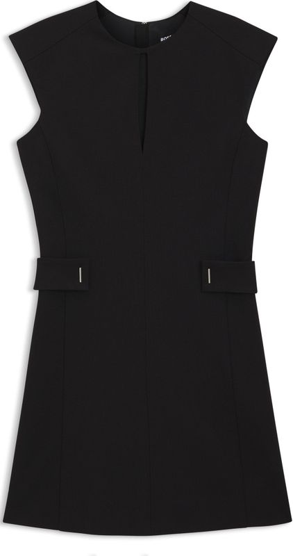 BOSS - Jurk - Rechte Jurk met Riemdetail
