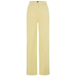 Regular-fit corduroy broek van een katoenmix