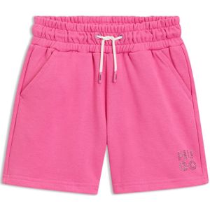 Kindershort van een katoenmix met logostuds