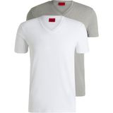 Hugo - T-shirt - Korte Mouwen - V-hals