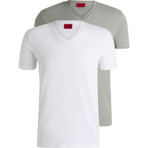 HUGO Menswear - Thermoshirts - Slim-fit - V-hals - Set van twee