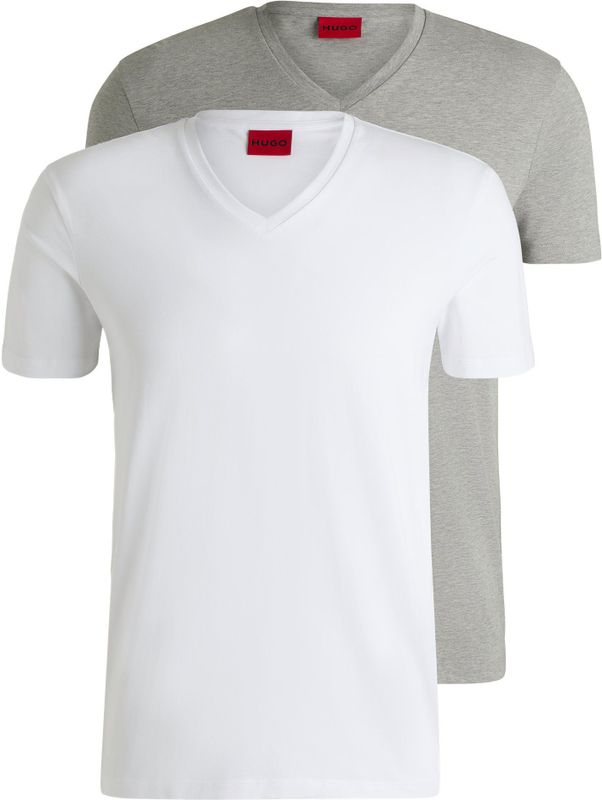 Hugo - T-shirt - Korte Mouwen - V-hals