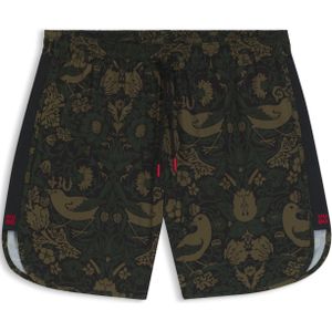 Zwemshort met print en logostiksel