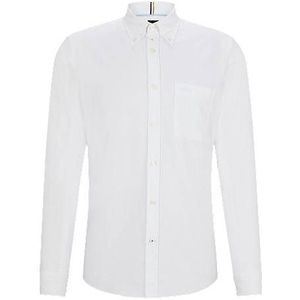 Slim-fit buttondownoverhemd van Oxfordkatoen