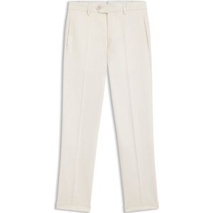 Pantalon van scheerwol met microdessin