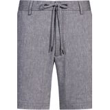 BOSS - Regular-fit Shorts - Linnenmix - Met Trekkoord