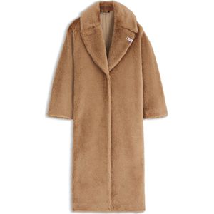 BOSS x Steiff-mantel van gestructureerde wol en katoen