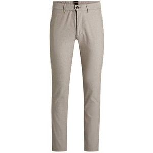 Slim-fit chino van tweekleurig twill