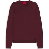 HUGO Menswear - Gebreide Trui - Scheerwol - Ronde Hals - Regular-fit