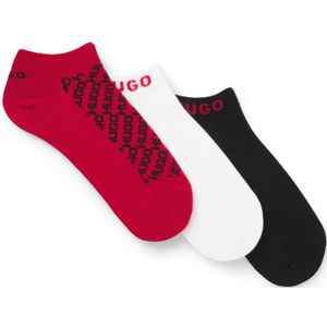 Set van drie paar enkelsokken met logodetails
