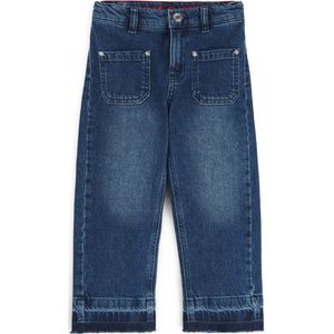 Relaxed-fit kinderjeans van blauw stretchdenim