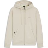 BOSS - Saggy - Sweatvest - Offwhite - Capuchon met Trekkoord