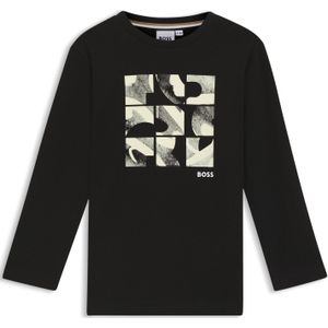 Katoenen T-shirt met lange mouwen voor kinderen bedrukt met artwork