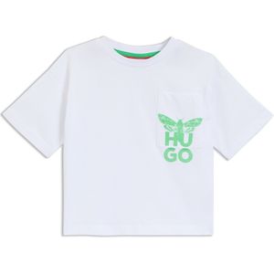 T-shirt van katoen met mot-artwork voor kinderen