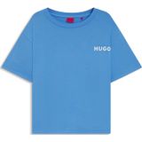 HUGO Womenswear - Pyjamashirt - Zacht - Stretchjersey - Contrasterende Logoprint