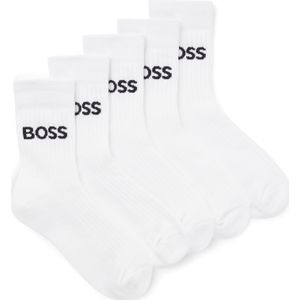 BOSS Kidswear - Huissokken - Set van Vijf Paar - Met Contrastlogo's