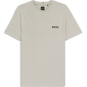 Slim-fit actief T-shirt van stretchjersey met vochtbeheersing