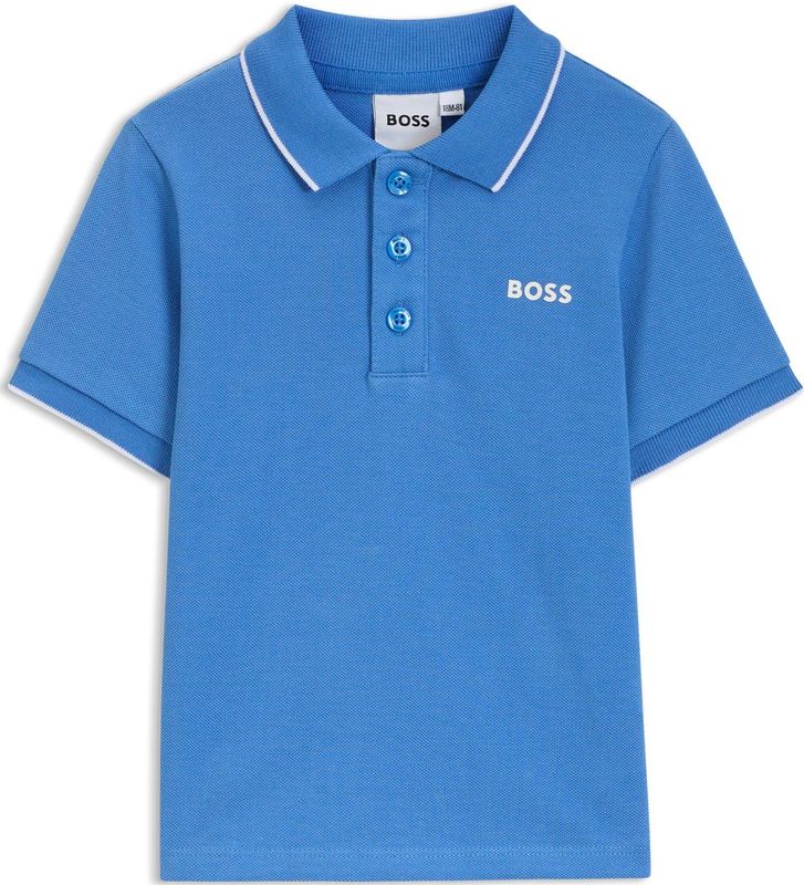BOSS Kidswear - Kinderpolo - Katoenpiqué - Regular-fit