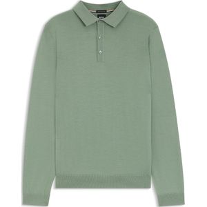 Boss - Lancione - Poloshirt - Heren - Slimfit - Lange Mouwen - 100% Scheerwol