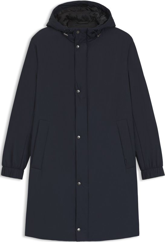 Waterafstotende jas met capuchon en wattering